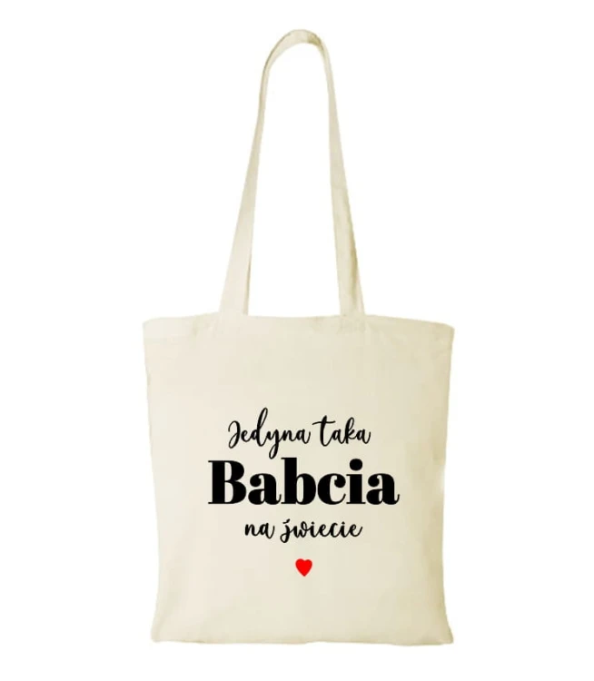 Torba bawełniana jedyna taka babcia