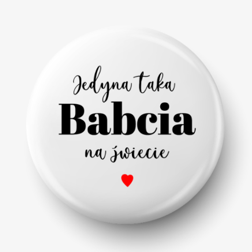 Button jedyna taka babcia