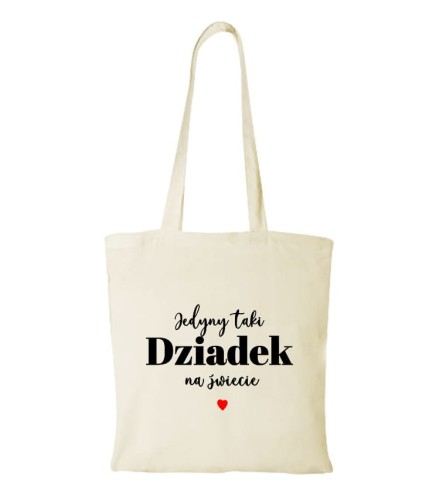 Torba bawełniana jedyny taki dziadek
