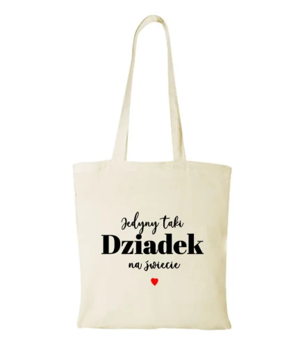 Torba bawełniana jedyny taki dziadek