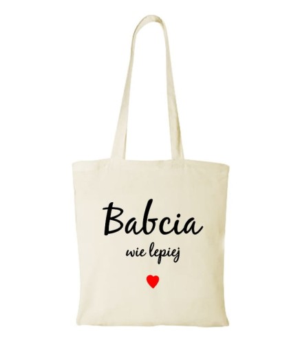 Torba bawełniana babcia wie lepiej