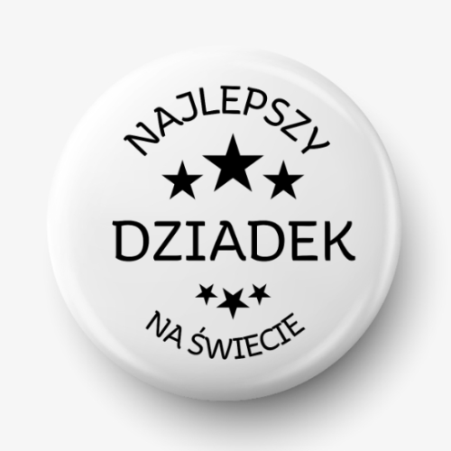 Button najlepszy dziadek na świecie