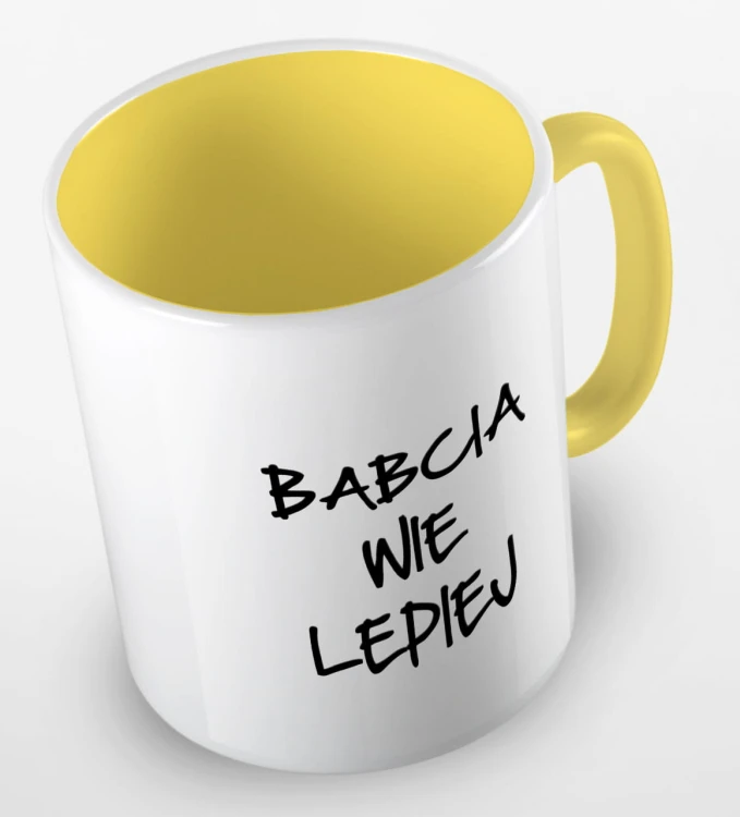 kolorowy kubek babcia wie lepiej 01 - żółty.jpg