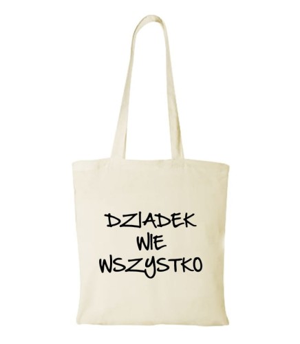 Torba bawełniana dziadek wie wszystko 01