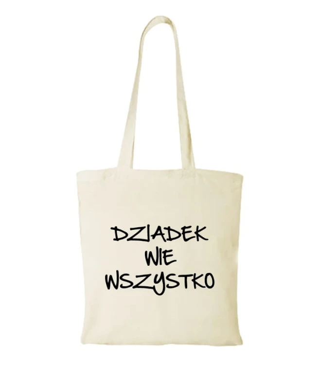 Torba bawełniana dziadek wie wszystko 01