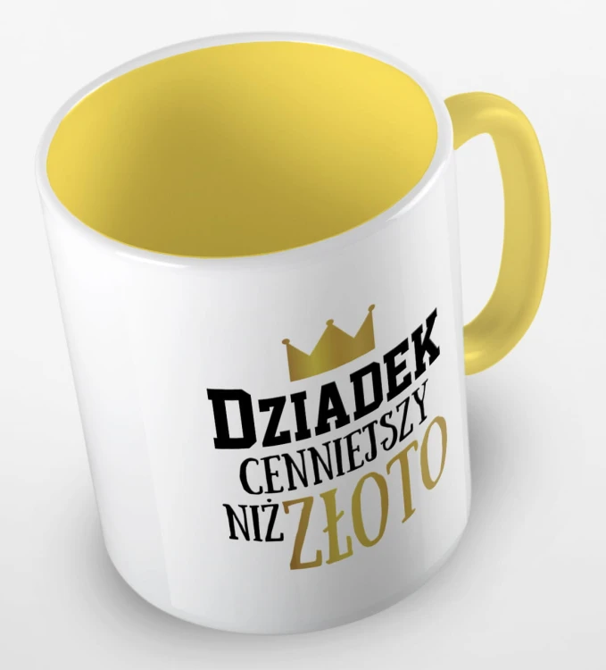 kolorowy kubek dziadek cenniejszy niż złoto - żółty.jpg