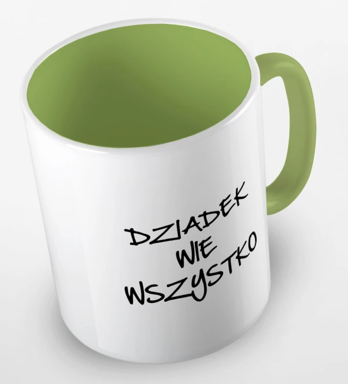 kolorowy kubek dziadek wie wszystko 01 - jasnozielony.jpg