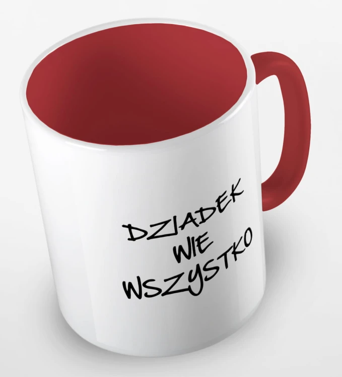 kolorowy kubek dziadek wie wszystko 01 - czerwony.jpg