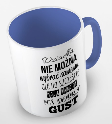 kolorowy kubek babcia ma dobry gust - niebieski.jpg