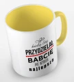 kolorowy kubek kiedy Bóg przydzielał Babcie, mi wybrał najlepszą - wzór II - żółty.jpg