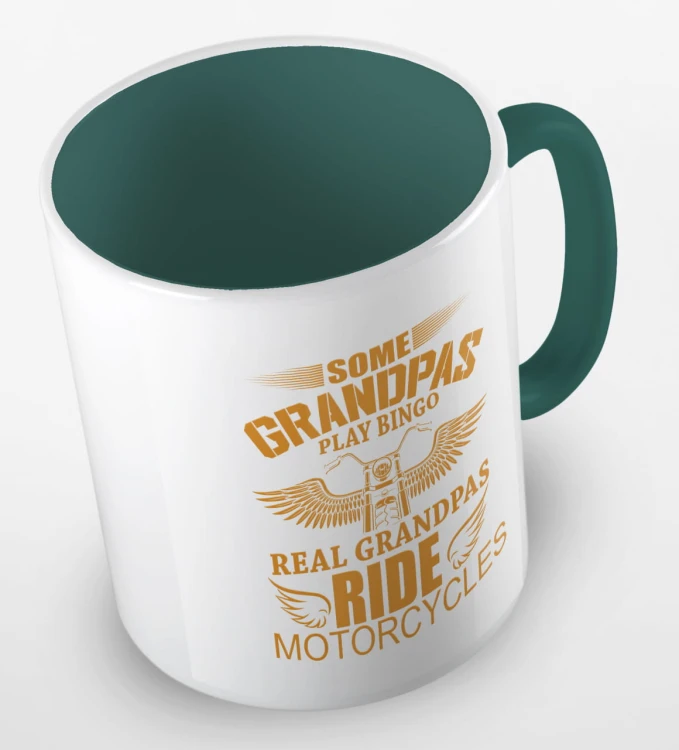 kolorowy kubek dziadek motocyklista - ciemnozielony.jpg