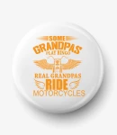 Button dziadek motocyklista
