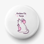 Button kocham cię twoja myszka