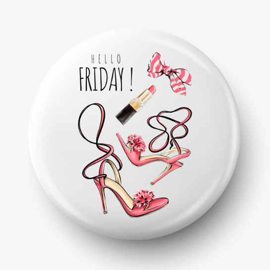 Button hello friday