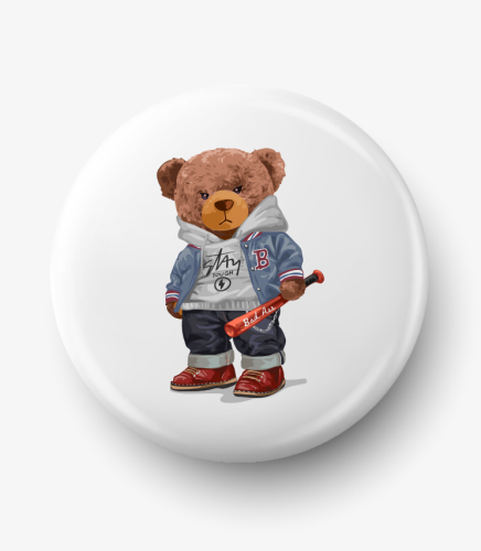 Button bear doll