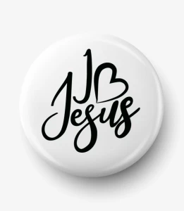Button I love Jesus