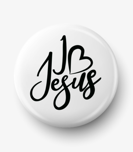 Button I love Jesus