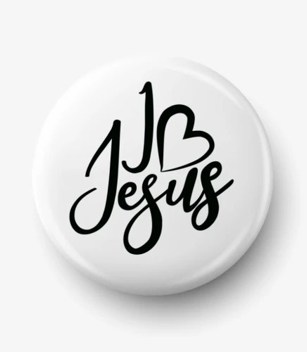 Button I love Jesus