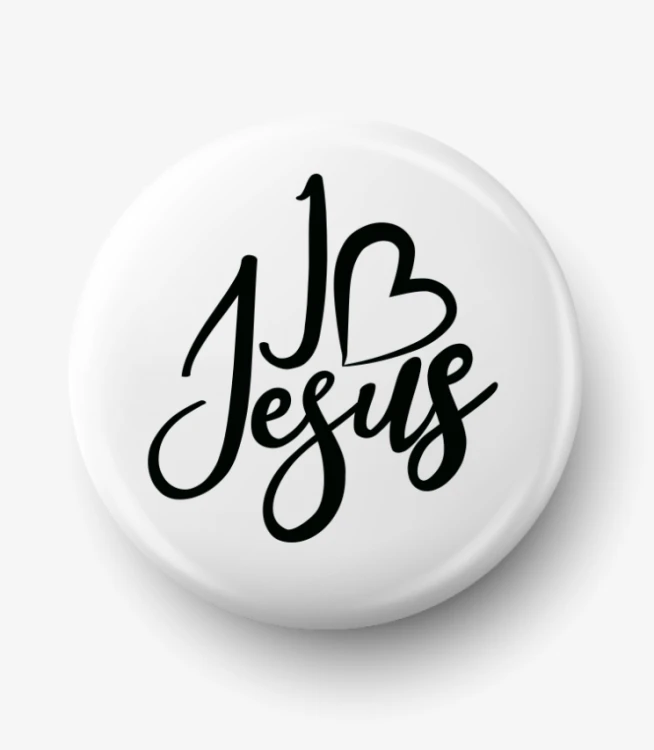 Button I love Jesus