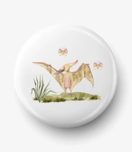 Button dinozaur pteranodon