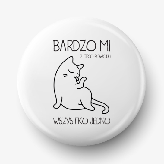 Button bardzo mi z tego powodu