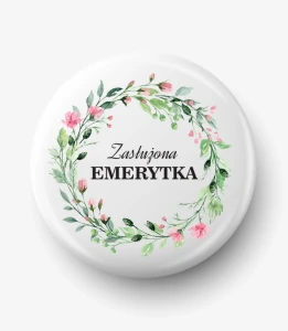 Button zasłużona emerytka