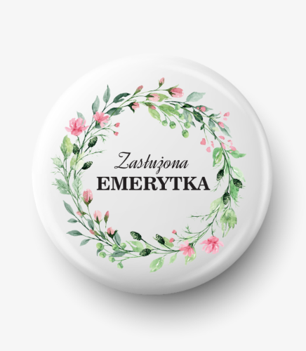 Button zasłużona emerytka