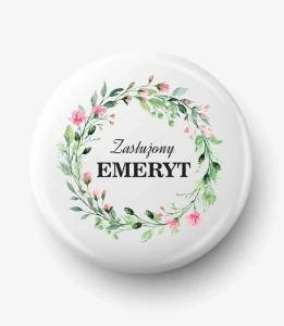 Button zasłużony emeryt