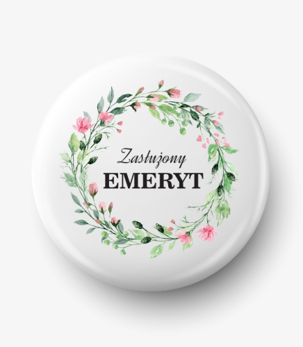 Button zasłużony emeryt