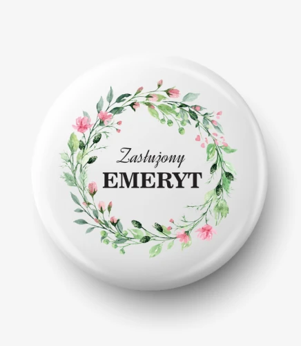Button zasłużony emeryt