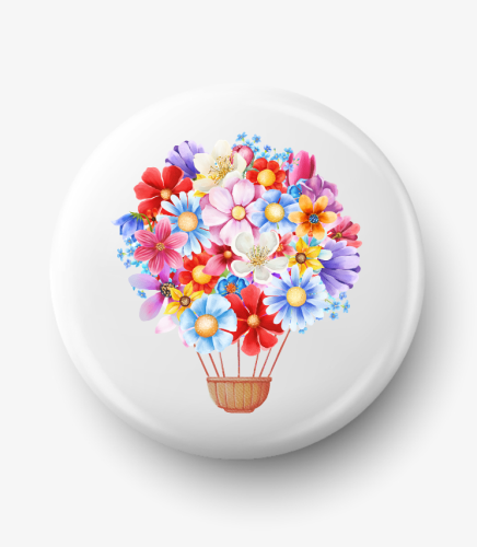 Buton kwiatowe balony