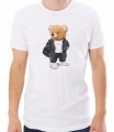 Biała męska koszulka bear doll sport