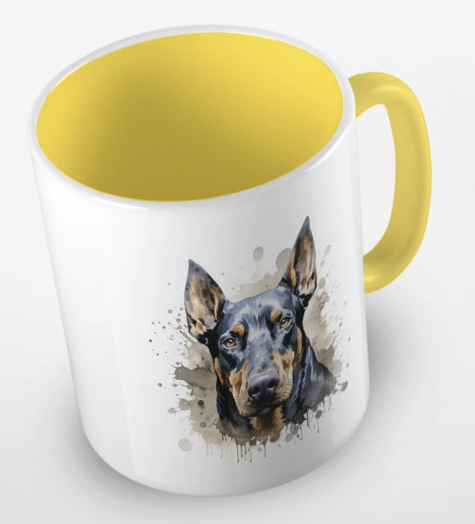 kolorowy kubek doberman - żółty.jpg