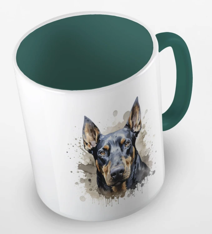 kolorowy kubek doberman - ciemnozielony.jpg