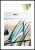 Plakat deski surfingowe pod palmą z białym marginesem