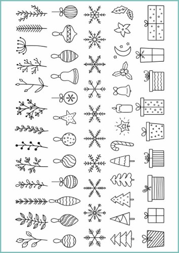 Tatuaże tymczasowe christmas set 01