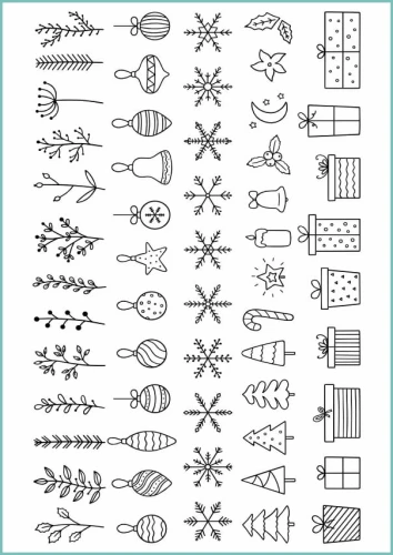 Tatuaże tymczasowe christmas set 01