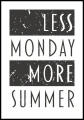 Plakat more summer z białym marginesem