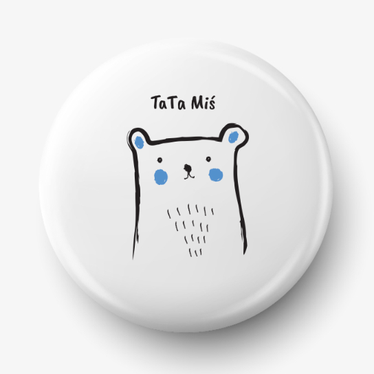 Button tata miś