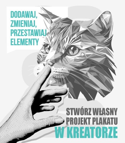 Plakat z własnym projektem kreator online