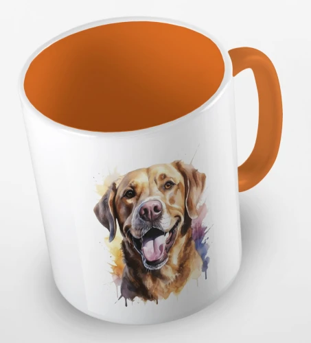 kolorowy kubek labrador retriever - pomarańczowy.jpg