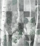 Próbka tapety artistic forest