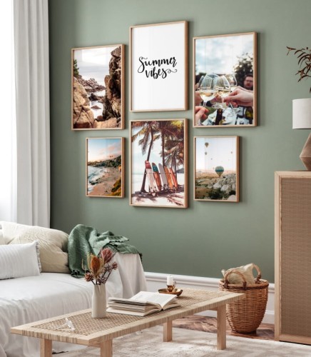 Czarno-biały, letni plakat, który świetnie skomponuje się letnimi fotografiami