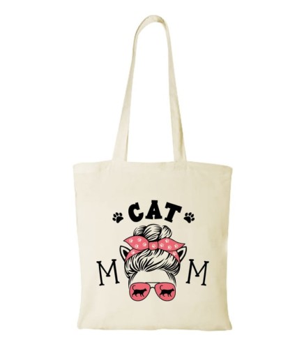 Torba bawełniana cat mom