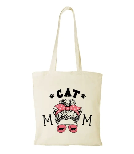 Torba bawełniana cat mom