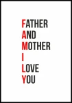 Plakat family