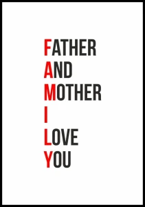 Plakat family