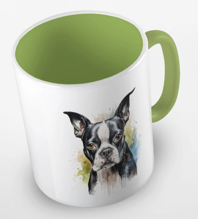 kolorowy kubek boston terrier - jasnozielony.jpg