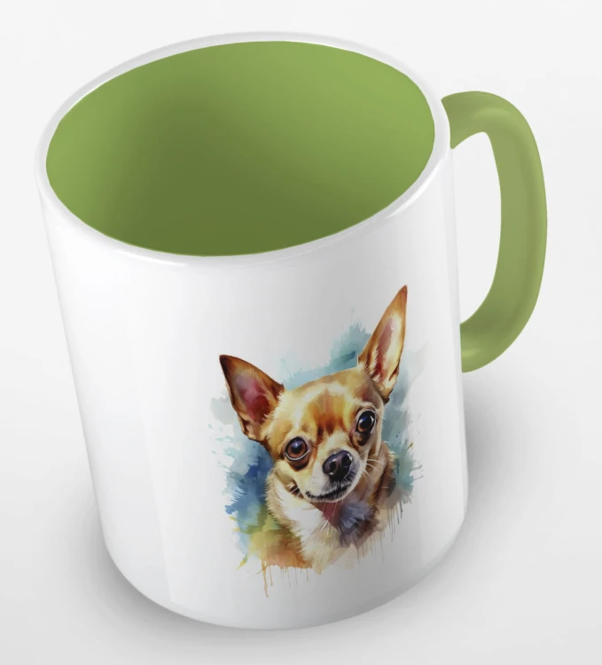 kolorowy kubek chihuahua - jasnozielony.jpg