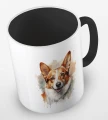kolorowy kubek corgi - czarny.jpg
